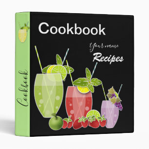 Book recipes 3 ring binder