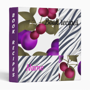 Book recipes 3 ring binder