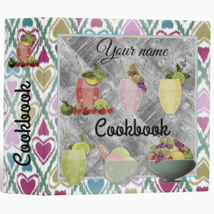 Book recipes, cookbook 3 ring binder