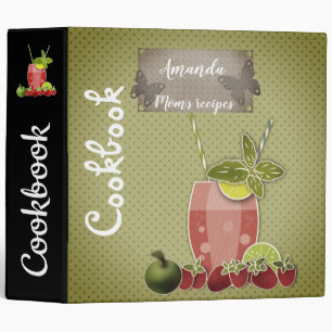 Book recipes, cookbook 3 ring binder