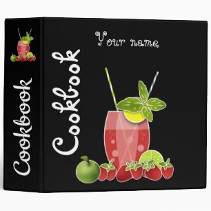 Book recipes, cookbook 3 ring binder