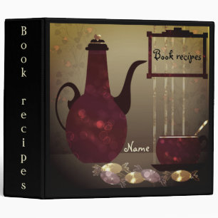 Book recipes, cookbook, Recipes, cooking, food, bo 3 Ring Binder