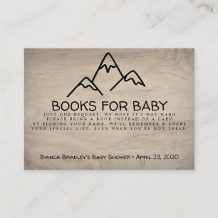 Book Request Adventure Is Out There Mountain Enclosure Card