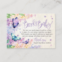 Book Request | Baby Shower Invitation Insert Card