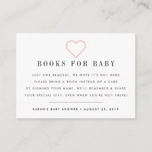 Baby Shower Enclosure Insert Cards Zazzle