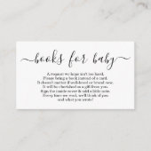 Book Request for Baby Shower Invitation - Simple (Front)