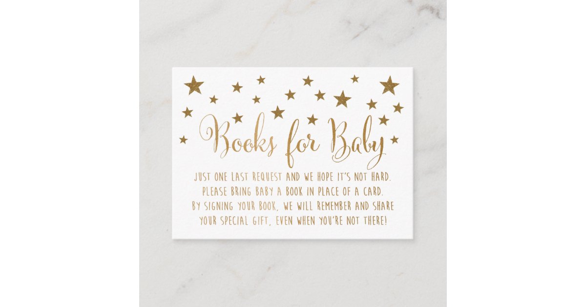 Book Request Insert Card | Zazzle