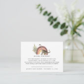 Book Request | Little Dinosaur Baby Shower Enclosure Card (Standing Front)