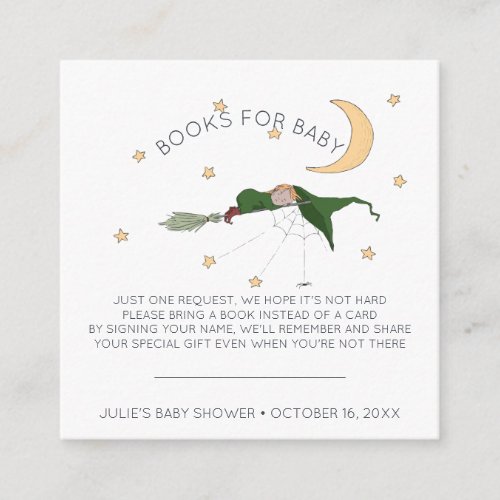 Book Request  Little Witch Baby Shower Insert