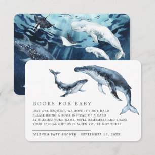 Book Request Under the Sea Ocean Baby Shower Enclosure Card