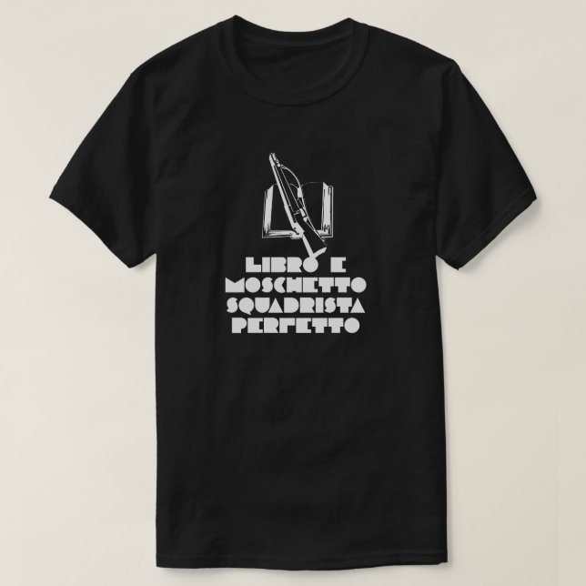 BOOK & RIFLE T-Shirt (Design Front)