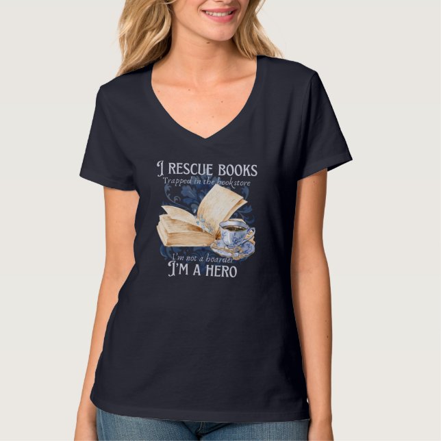 Book Savior T-Shirt (Front)