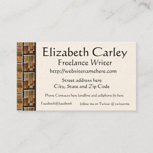 Book Scene  Business Card