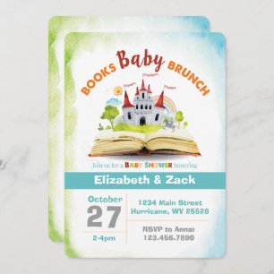 Book Shower Baby Shower Invitation