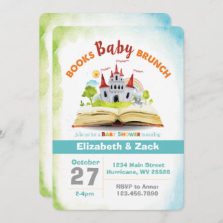 Book Shower Baby Shower Invitation