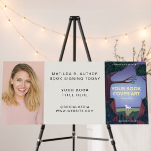 Book Signing   Author Book Launch Promotional Foam Board