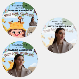 Book Signing Author Book Launch Promotional Labels