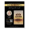 Book Signing Book Cover Author Photo Black & Gold