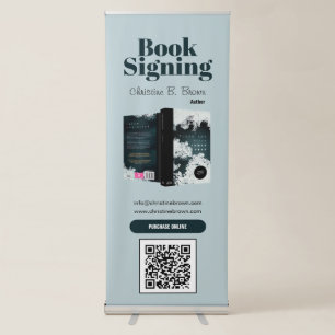 Book Signing Event Custom Retractable Banner