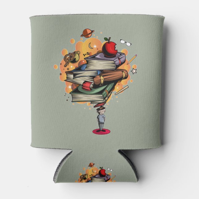 Book Smart Can Cooler (Front)