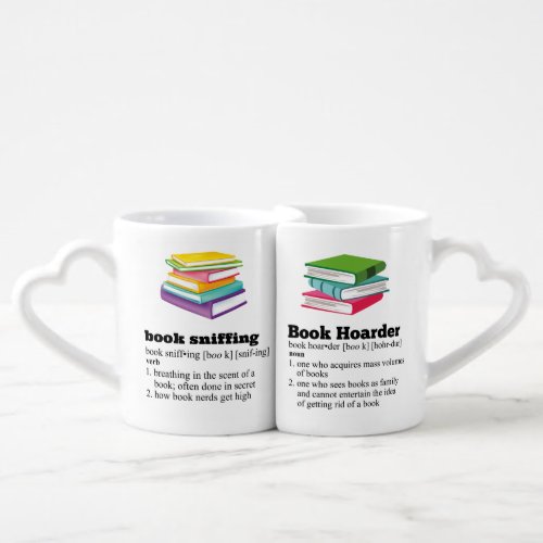 Book Sniffing and Book Hoarder Mug Set