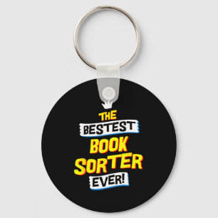 Book Sorter, Funny Job Occupation  Keychain