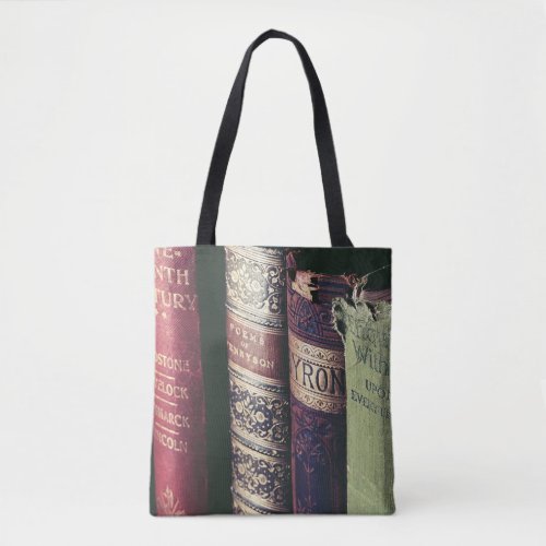 Book Spine Book Cover Tote Bag