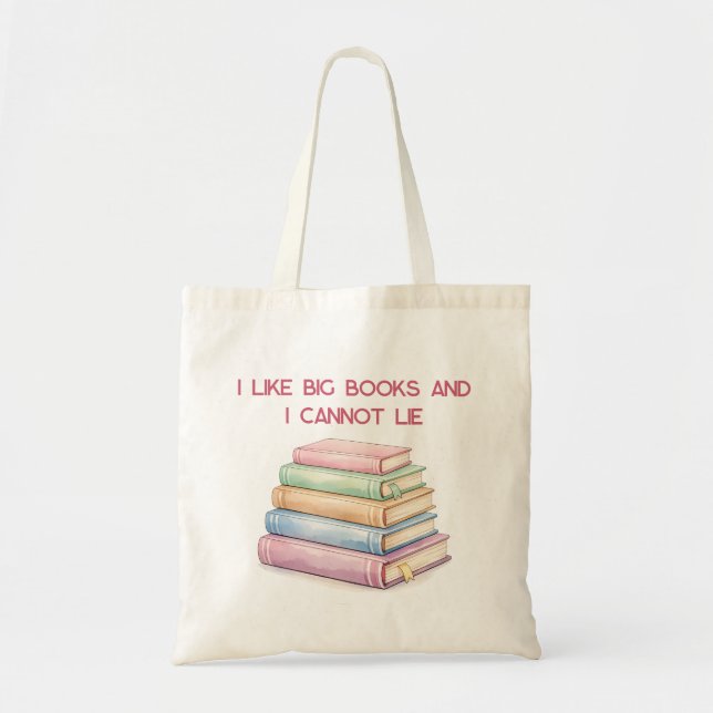 Book Stack Book lover funny gift  Tote Bag (Front)