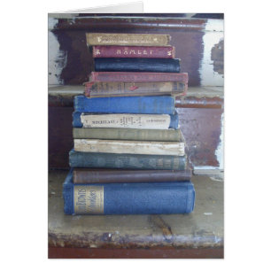 book stack cards