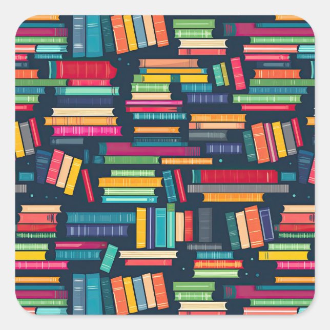 Book Stacks Stickers (Front)