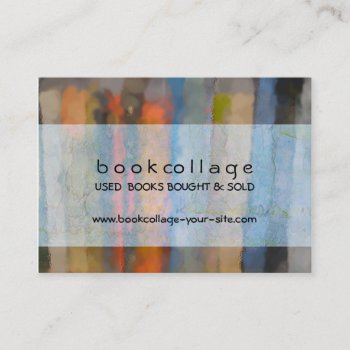 Book Store Book Seller Business Card by profilesincolor at Zazzle