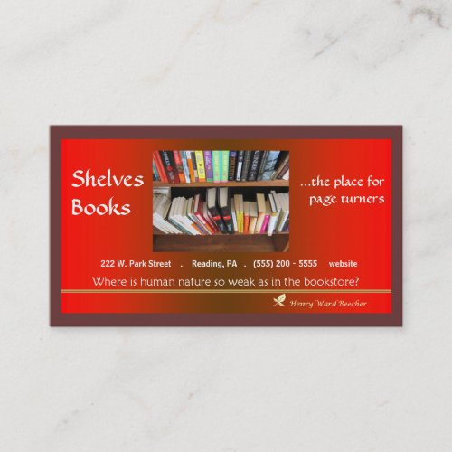 Book store Business Card