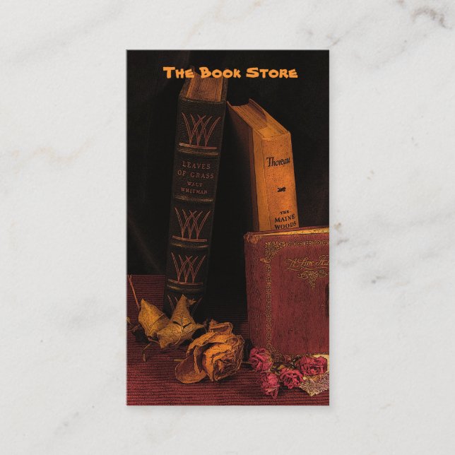 Book Store Business Card (Front)