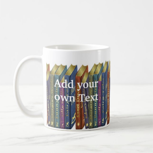 Book Store Design Coffee Mugs (Left)