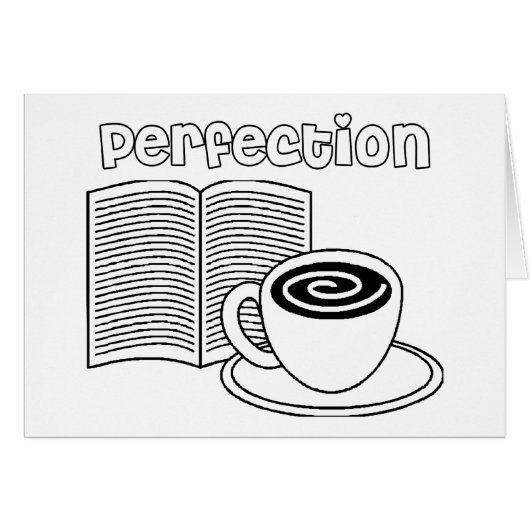 Book & Tea Perfection Cards (Front Horizontal)