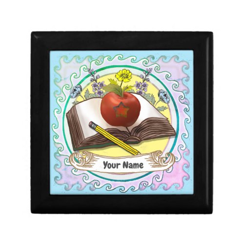 Book Teacher Flowers Gift Box