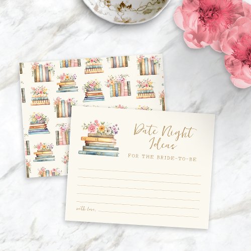 Book Theme Date Night Card