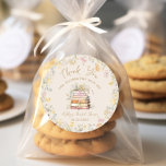 Book Theme Storybook Bridal Shower Classic Round Sticker<br><div class="desc">This Bridal Shower item is a dreamy blend of romance, nostalgia, and natural beauty, perfect for celebrating a bride’s next chapter. Designed with a storybook flair, this item evokes the timeless charm of classic tales, symbolizing the bride’s journey into a beautiful new beginning. Delicate wildflowers in soft pastel hues dance...</div>