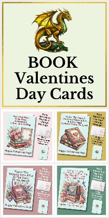 BOOK Themed Valentines Day Cards