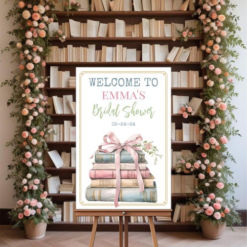 Book Themed Welcome Sign