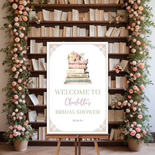 Book Themed Welcome Sign