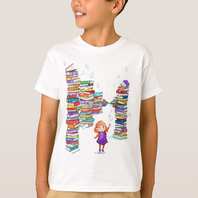 Book Tower Kids Shirt (Front)