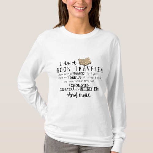 Book traveler confession bookish T_Shirt