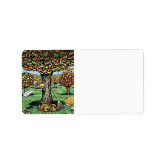 Book Tree Address Labels