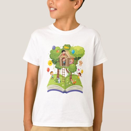 Book Tree House T_Shirt