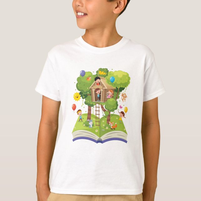 Book Tree House T-Shirt (Front)
