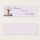 book tree knowledge bookmark (Front & Back)