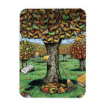 Book Tree Magnet at Zazzle