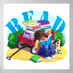 Book Wagon Poster