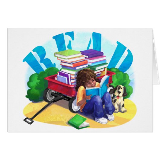 Book Wagon READ Cards (Front Horizontal)